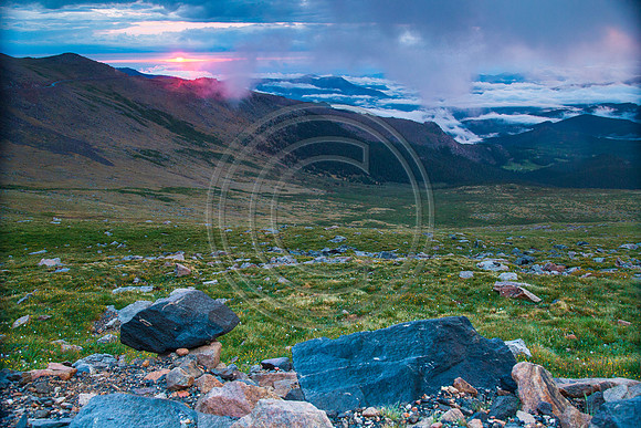 Sunrise On Mt. Evans